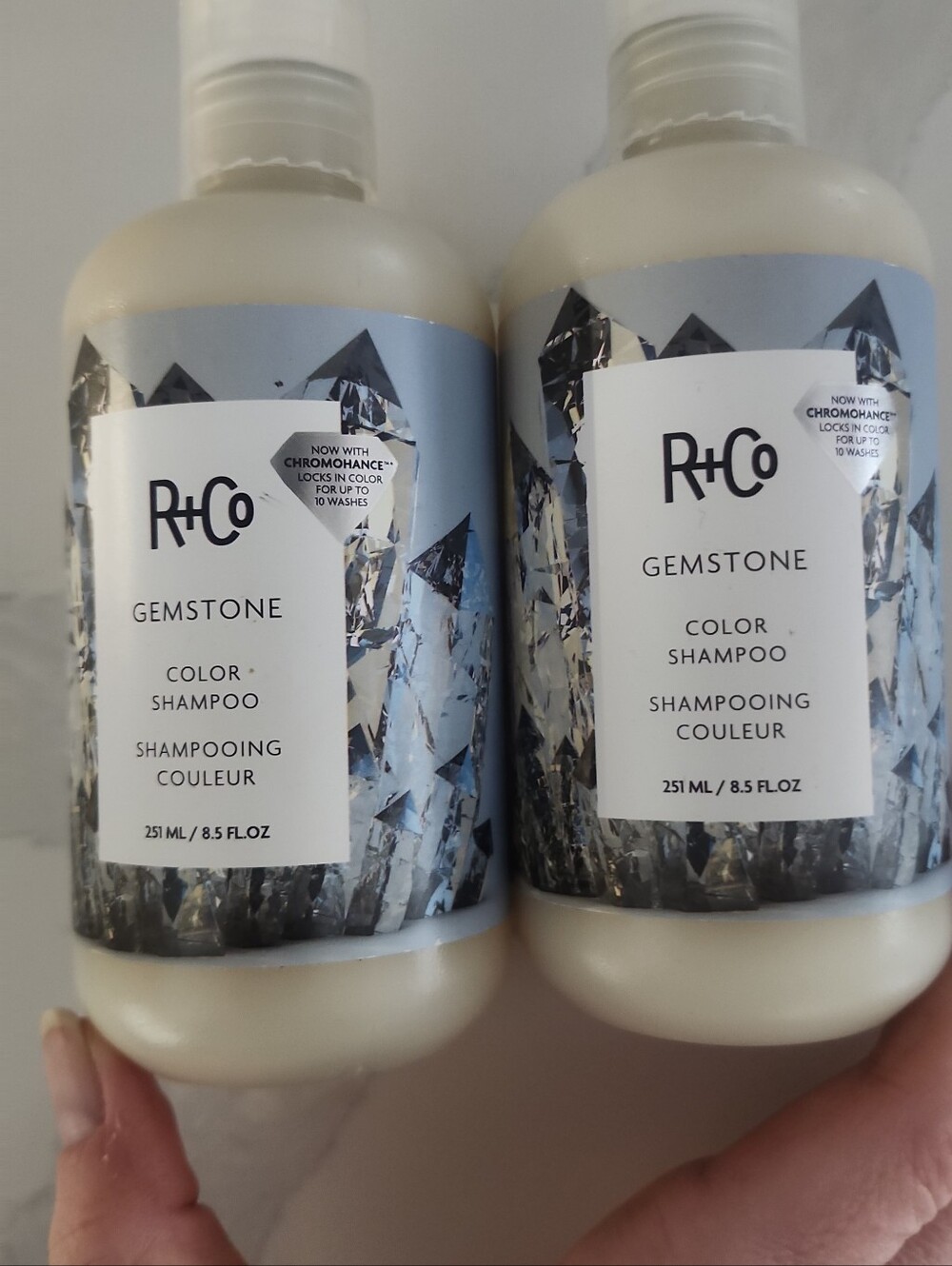 R+Co Gemstone color shampoo Sealed Set Of 2  251 Ml Each